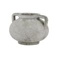 Clearance - Athena White Ceramic Stone Pelike Pot - A260