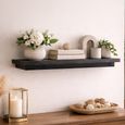 Clearance - Pau Wall Shelf - Large - Black Marble - A487
