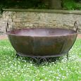 Garden Kadai - Giant - Bronze Metal