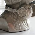 Grey Metal Monkey Head Wine Holder - Set of 2