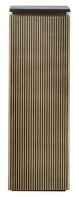 Ironville Brass Ribbed 1 Door Column Pedestal