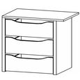 Orange Compartment Interior - 3 Drawer - 67.5cm Width