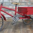 Garden Decor - Tricycle - Red - Metal