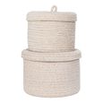 Sebal Basket - Set of 2 - Cotton - Beige