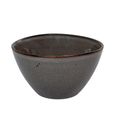 Selma Round Bowl - Ceramic - Grey