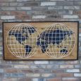 World Map Wall Deco - Set of 2