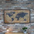 World Map Wall Deco - Set of 2