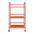 Novogratz Cache Rolling Cart - Orange - 7741813COMNUK
