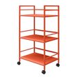 Novogratz Cache Rolling Cart - Orange - 7741813COMNUK