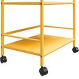 Novogratz Cache Rolling Cart - Yellow - 7741814COMNUK