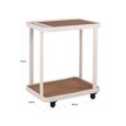 Spritz Outdoor Trolley - Beige - Metal and Wood