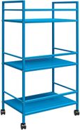 Novogratz Cache Rolling Cart - Blue - 7741810COMNUK