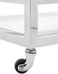 Vogue Butler Trolley - Glass and Chrome