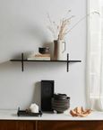 Tano Wall Shelf - Black - Wood