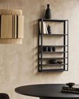Zaros Wall Shelf - Black - Metal