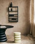 Zaros Wall Shelf - Black - Metal