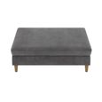 Hartford Ottoman Bench - Storage - Grey Chenille Fabric - 2196459UK