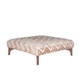 Cancun Fabric Square Footstool - Colours Available thumbnail 2