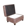 Weston Fabric Storage Footstool - Colours Available thumbnail 3