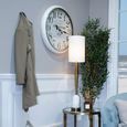 Set of 2 Vintage Port Cream Wall Round Dia 63cm Clock thumbnail 2