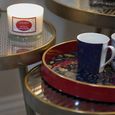 Set of 4 Midnight Ceramic 6 Mugs Blue and Red Decor thumbnail 4