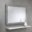 Staccato Wall Mirror - Rectangular - Silver