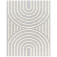 Rodos Rug - Modern Shaggy - RDO2330 - Light Slate - Sizes Available