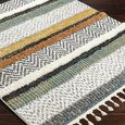 Lofty Runner - Shaggy Modern Boho Plush Pile - Cream - 80cm x 220cm