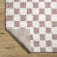 Urban Rug - Modern Shaggy - USG2347 - Cream Checkered - Sizes Available