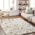 Urban Rug - Shaggy Modern Plush Pile - USG2323 - Beige - Sizes Available