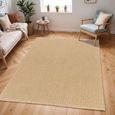 Kimi Rug - Natural Fiber Boho Jute - Natural - Sizes Available