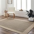 Mirage Rug - Jute Look - MGE2302 - Tan - Sizes Available