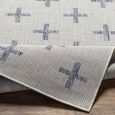 Tuareg Rug - TRG2358 - Ivory & Blue - Sizes Available