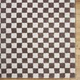 Fossay Rug - Machine Washable Modern Shaggy - FSG2328 - Ivory & Dark Brown - Sizes Available