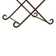Buffalo Folding Stool - Tan - Leather with Metal