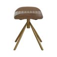Buffalo Footstool - Swivel - Grey - Leather