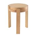 Pune Stool - Set of 2 - Round - Natural - Mango Wood