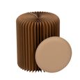 Stool - Set of 2 - Round - Brown - Foldable Paper