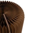 Stool - Set of 2 - Round - Brown - Foldable Paper