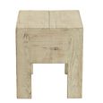 Will Stool - Set of 2 - Square - White - Pine Wood