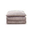 Solaya Footstool - Square - Beige Fabric