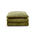 Solaya Footstool - Square - Green Fabric