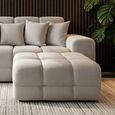 Jacob Footstool - Natural Fabric