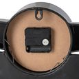Scooter Wall Clock - Black - Metal