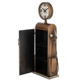 Wall Clock - 1 Door - Gold - Metal