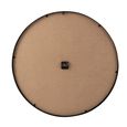 Wall Clock - Round - Black and Brown - Wood