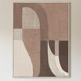 Tatu Wall Art - Brown - Left