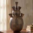 Maleen Vase - Antique Brass - Metal