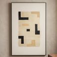Vortex Wall Art - Beige - Right
