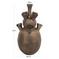 Maleen Vase - Antique Brass - Metal
